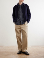Officine Générale - Mazir Wool Bomber Jacket - Blue