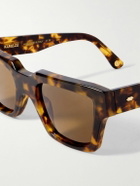 Kimeze - Mahi Oversized Square-Frame Tortoiseshell Mazzucchelli Acetate Sunglasses