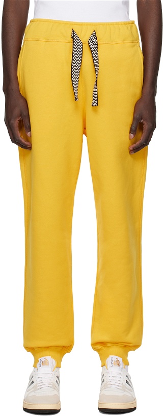 Photo: Lanvin Yellow Elasticized Sweatpants