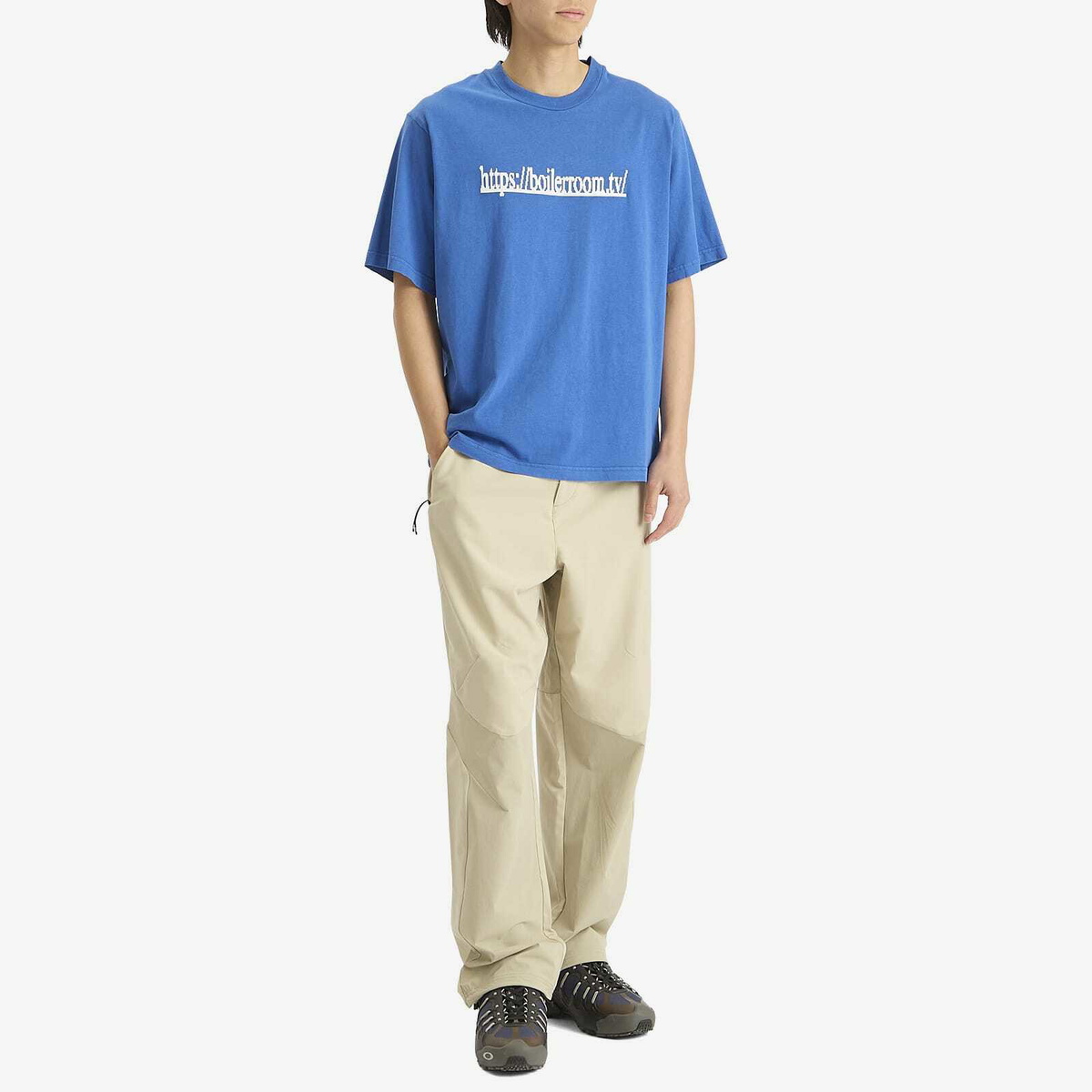Boiler Room Men's TV Logo T-Shirt in Blue