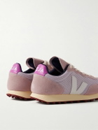 Veja - Rio Branco Leather-Trimmed Alveomesh and Suede Sneakers - Purple