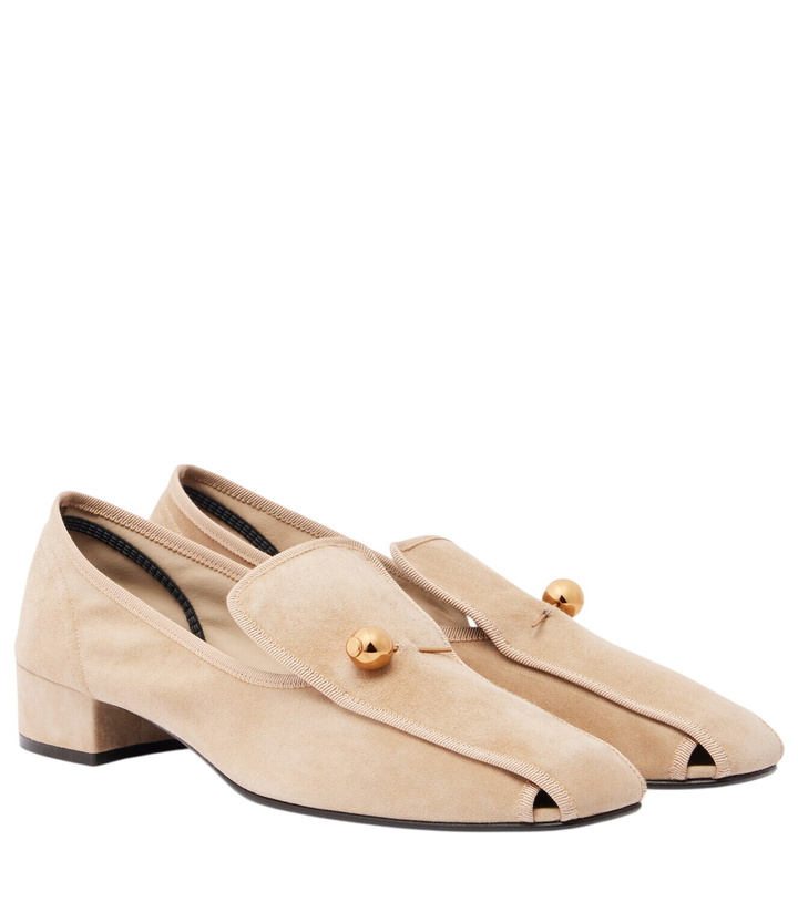 Photo: Herbert Levine Showtime suede loafer pumps