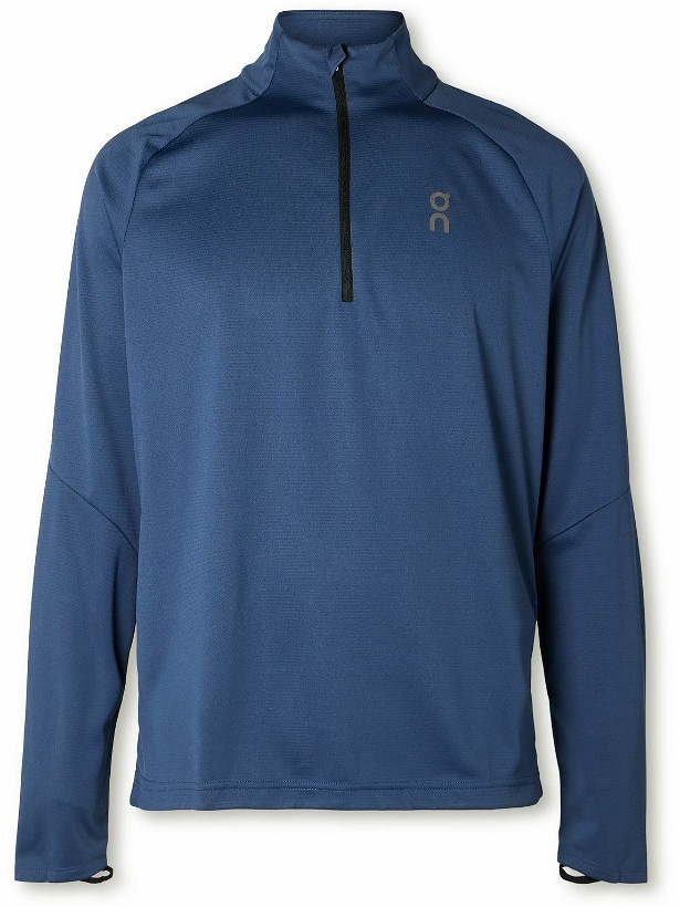 Photo: ON - Climate Mesh and Ripstop Half-Zip Top - Blue