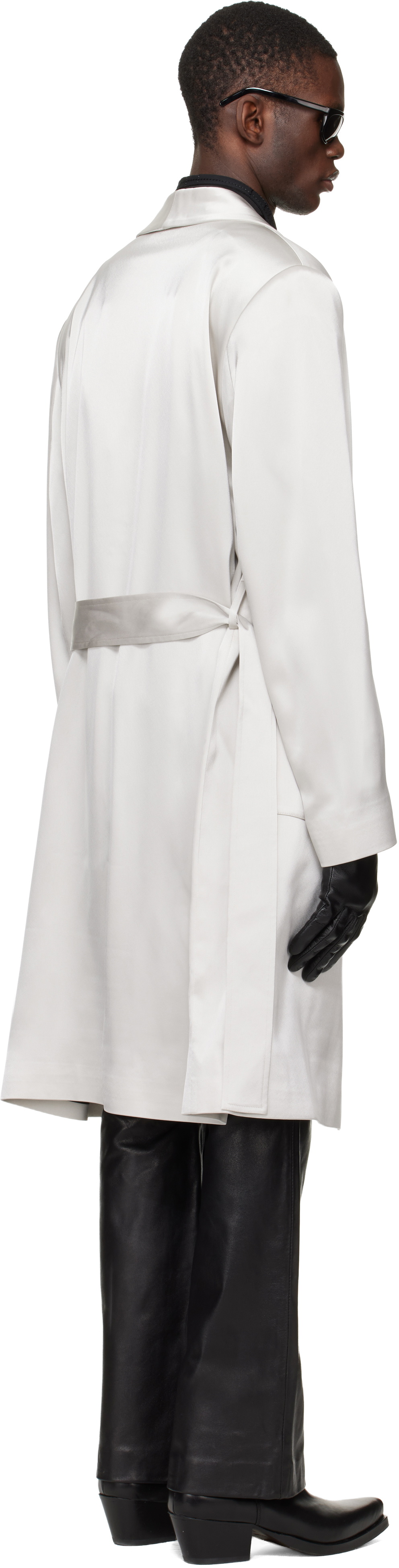 Ernest W. Baker Off-White Tailored Coat