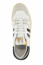 LANVIN 'mesh and leather clay sneakers with White