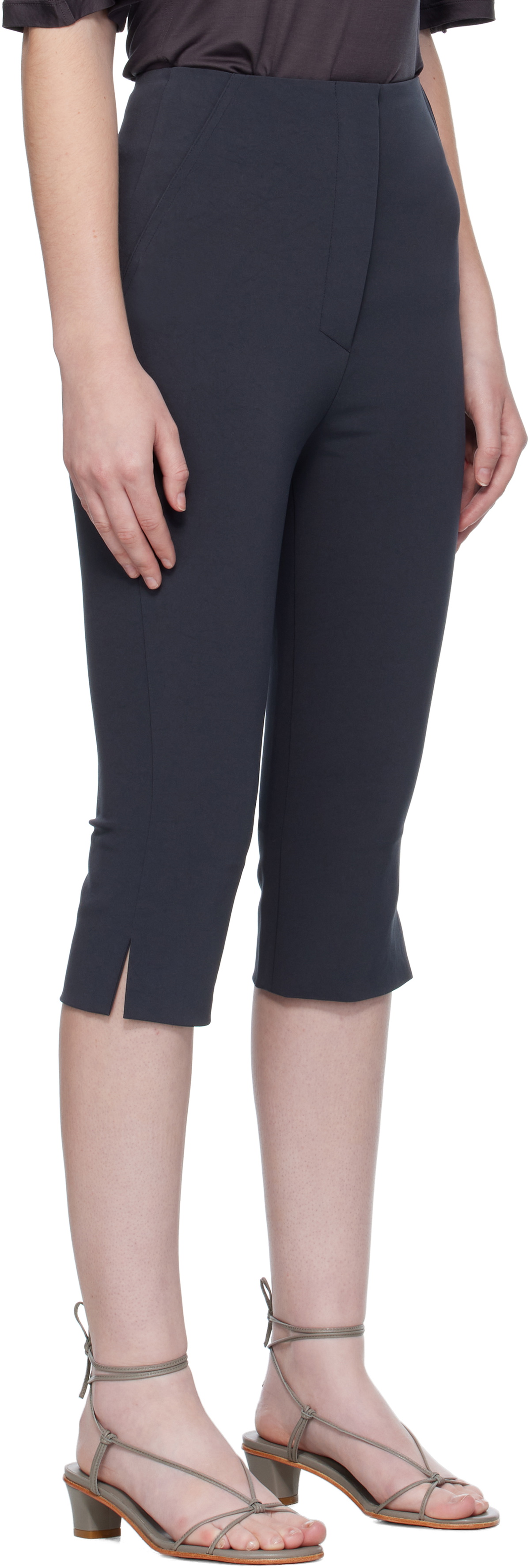 Nanushka Blue Saoirse Capri Shorts