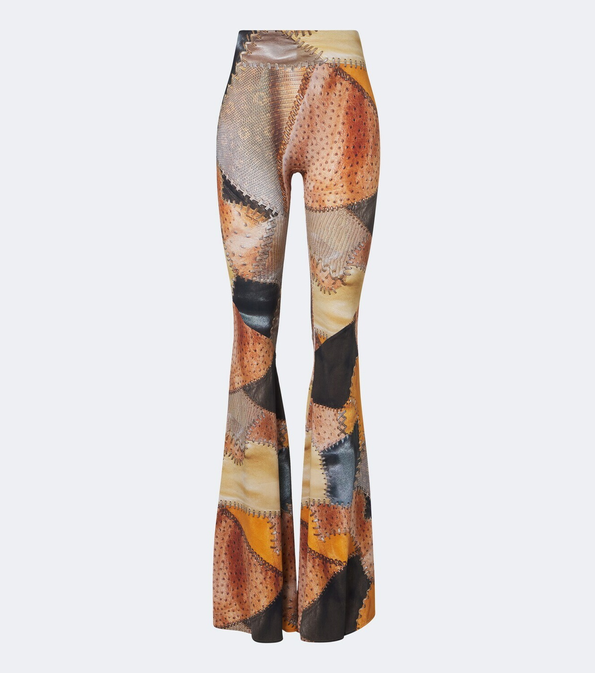 Roberto Cavalli Trompe l’œil flared pants