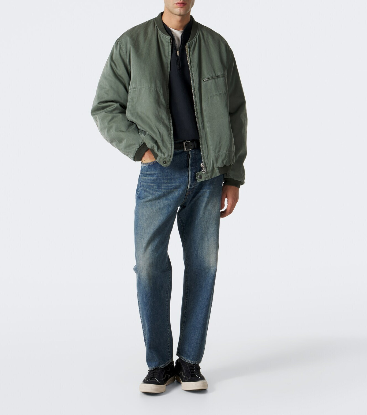 A.Presse Cotton zip-up sweater