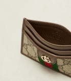 Gucci Ophidia leather-trimmed card holder