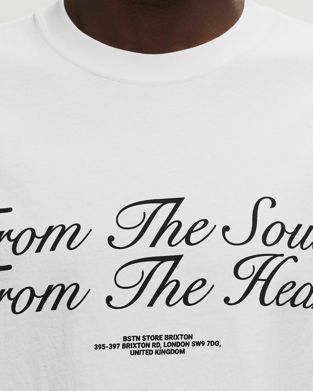 Bstn Brand From The South From The Heart Tee White - Mens - Shortsleeves