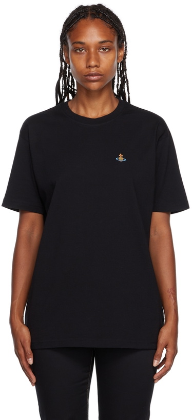 Photo: Vivienne Westwood Black Embroidered T-Shirt