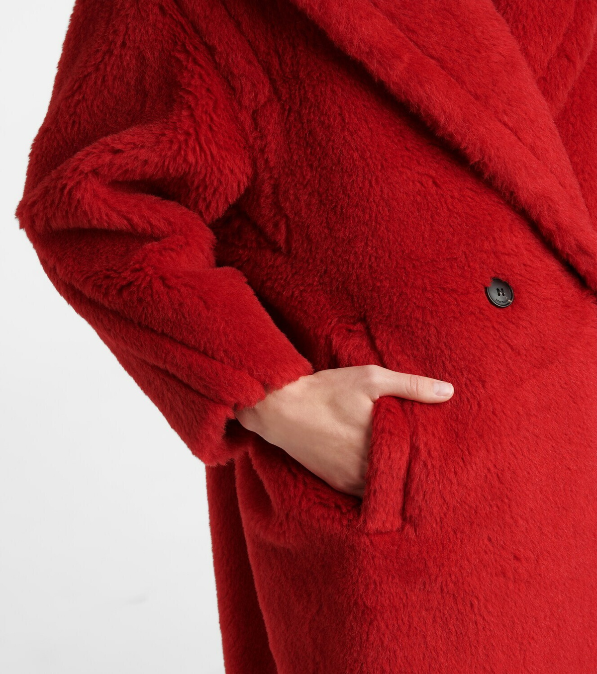 Max Mara - Teddy Bear Icon alpaca, wool and silk coat