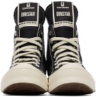 Rick Owens Drkshdw Black Converse Edition DRKSTAR Hi Sneakers
