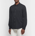 James Perse - Garment-Dyed Cotton Shirt - Storm blue