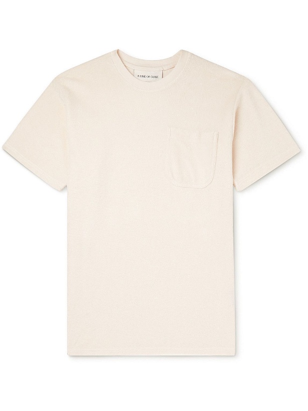 Photo: A Kind Of Guise - Veloso Organic Cotton-Terry T-Shirt - Neutrals