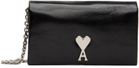 AMI Alexandre Mattiussi Black Voulez-Vous Wallet Bag