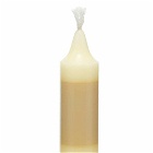 HAY Stripe Candle in Light Yellow/Beige
