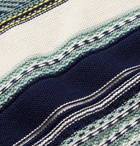 A.P.C. - Maxence Fair Isle Cotton Sweater - Blue