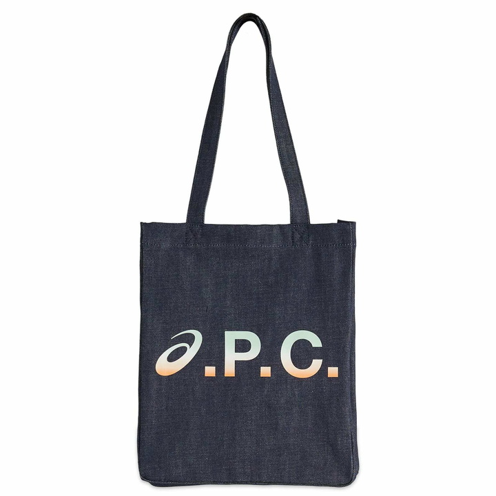 Photo: A.P.C. Men's x Asics Lou Tote Bag in Indigo 