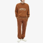 Heresy Men's Chain Crew Sweat in Brown