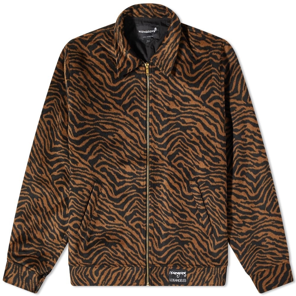 Photo: Noon Goons Men's Frequency Jacket in Brown Tiger