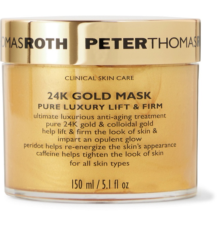 Photo: PETER THOMAS ROTH - 24K Gold Mask Pure Luxury Lift & Firm, 150ml - Colorless