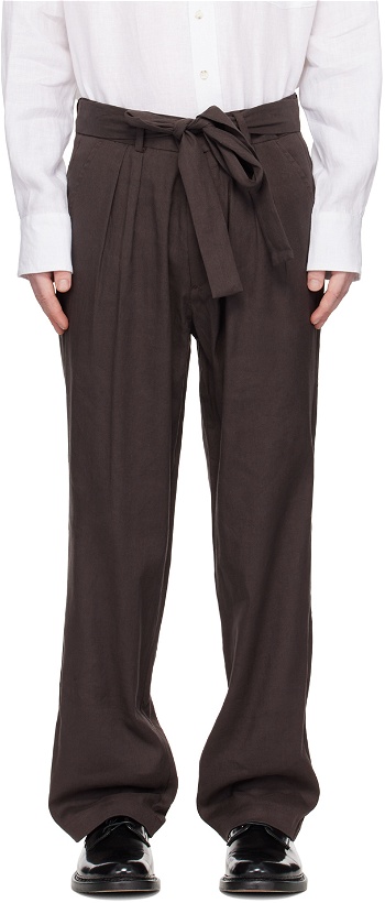 Photo: COMMAS Brown Tailored Trousers