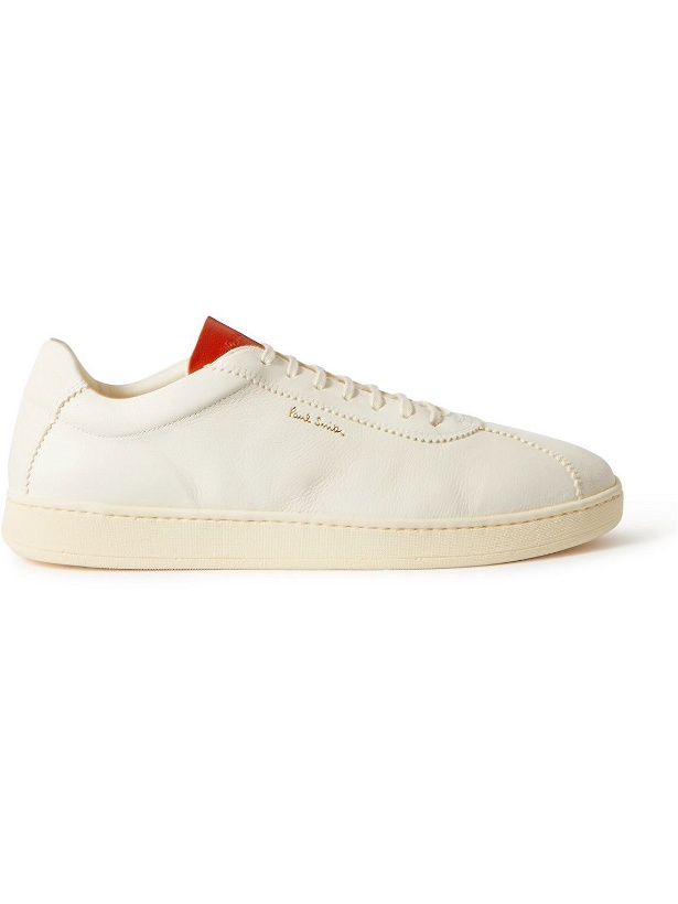 Photo: Paul Smith - Vantage Suede-Trimmed Leather Sneakers - Neutrals