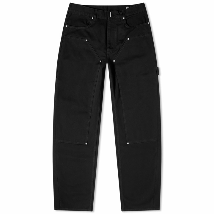 Photo: Givenchy Men's Studded Carpenter Pants in Black