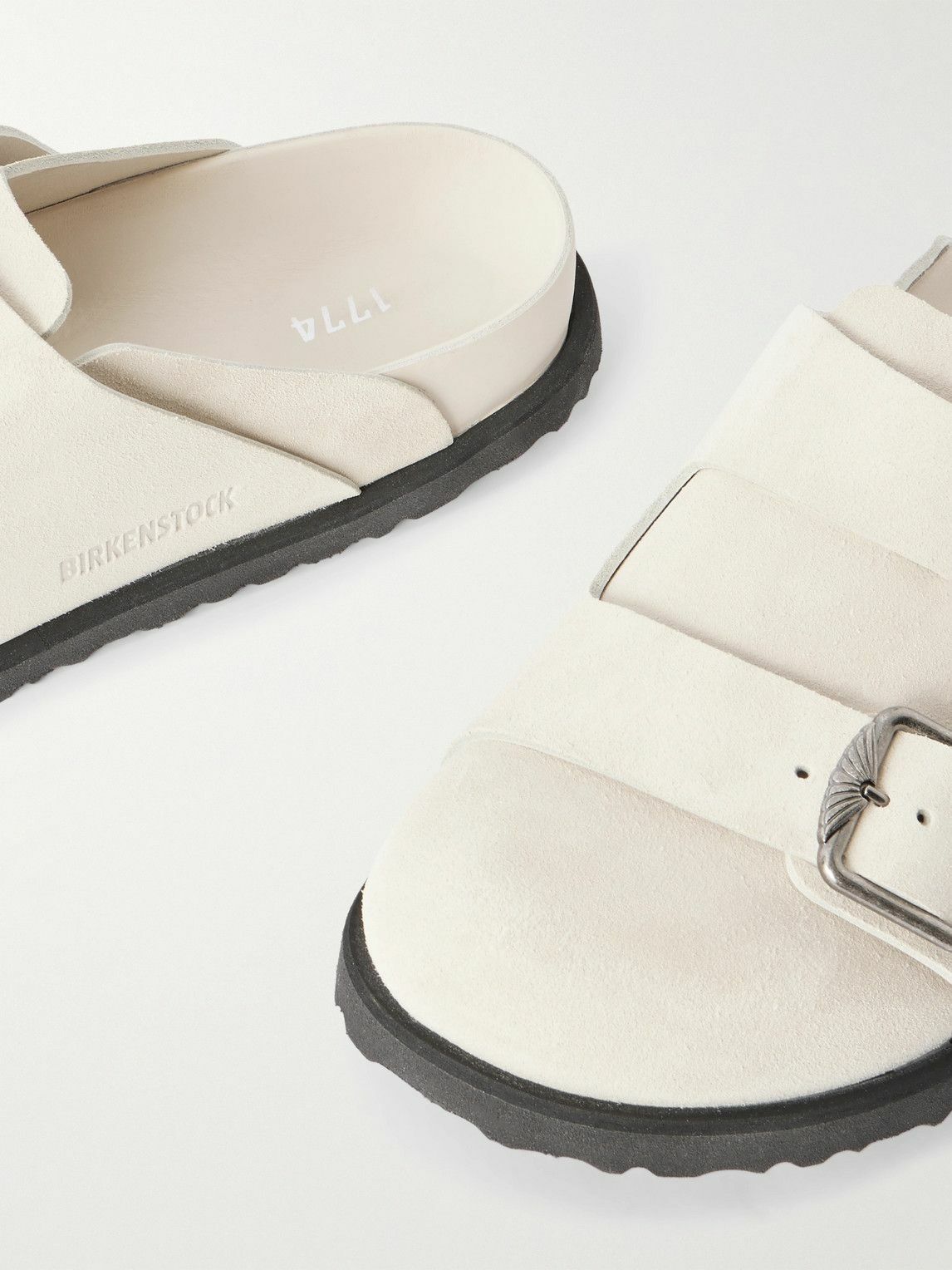 BIRKENSTOCK 1774 - 222 West Suede Clogs - Neutrals