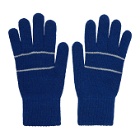 ADER error Blue Centre Stripe Gloves