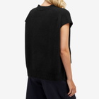 Studio Nicholson Women's V Neck Vest in Black