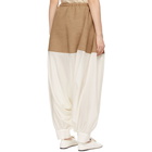 Loewe Beige and Off-White Balloon Trousers