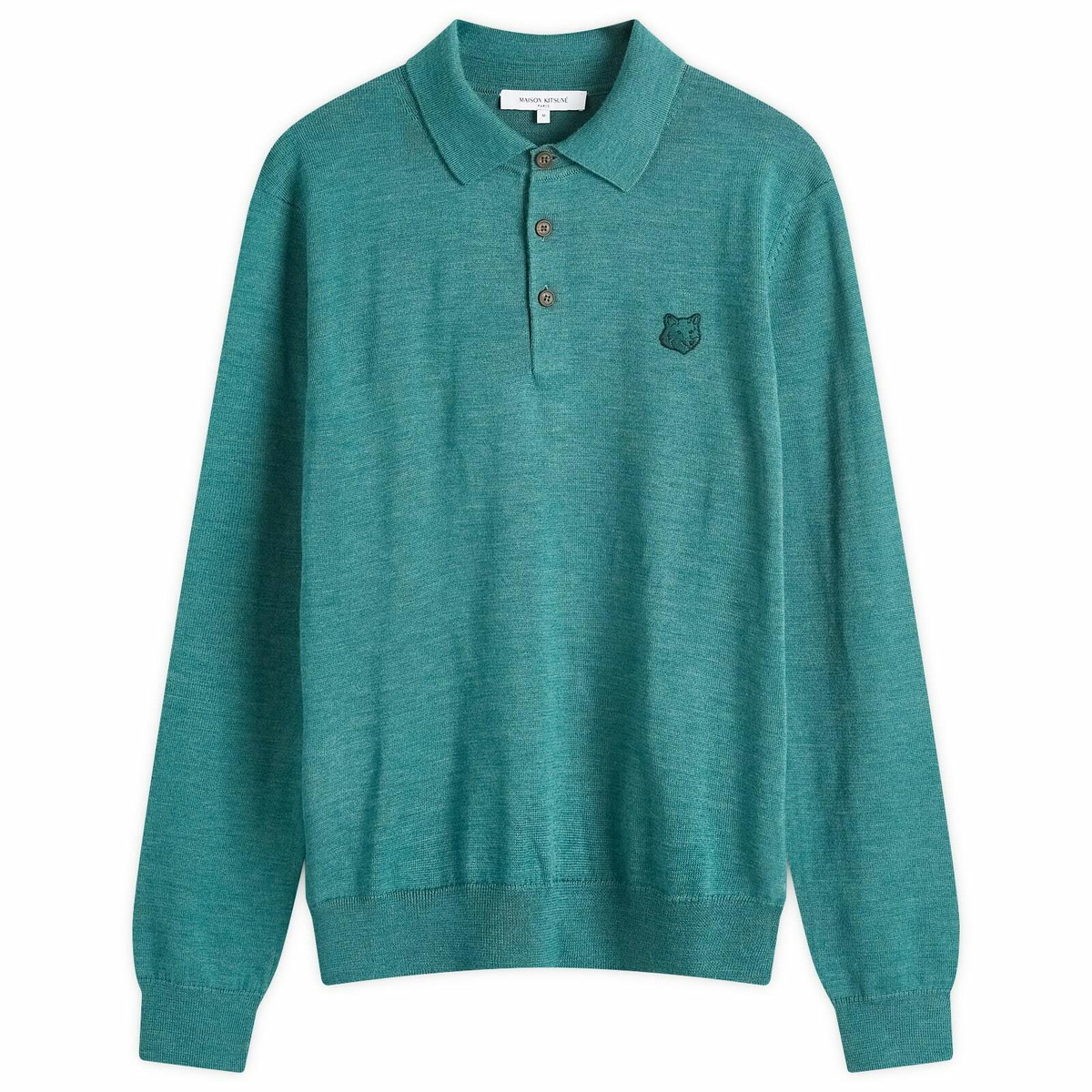 トップス BOLD FOX HEAD PATCH POLO JUMPER メゾンキツネ】 BOLD FOX HEAD PATCH POLO JUMPER 【公式通販】