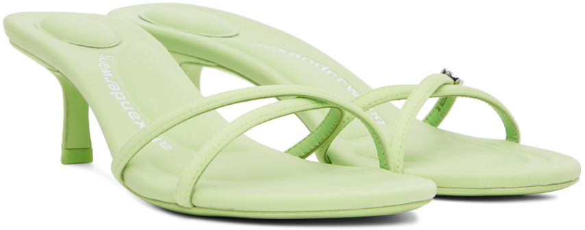 Alexander Wang Green Dahlia 50 Heeled Sandal