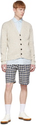 Massimo Alba Beige Cotton Cardigan