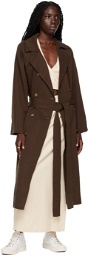 Reformation Brown Kensington Trench Coat