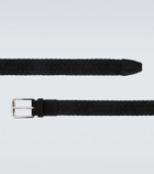 Tod's Braided suede belt