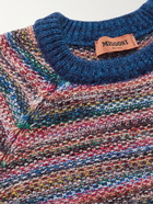 Missoni - Space-Dyed Wool-Blend Sweater - Blue