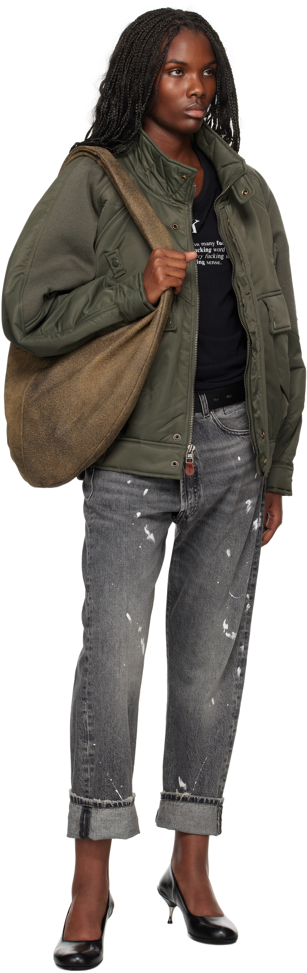 ジャケット・アウター R13 RIBBED FLIGHT BOMBER JACKET Ribbed Flight Bomber – On Sale Now with Up to 50% Off | Discover