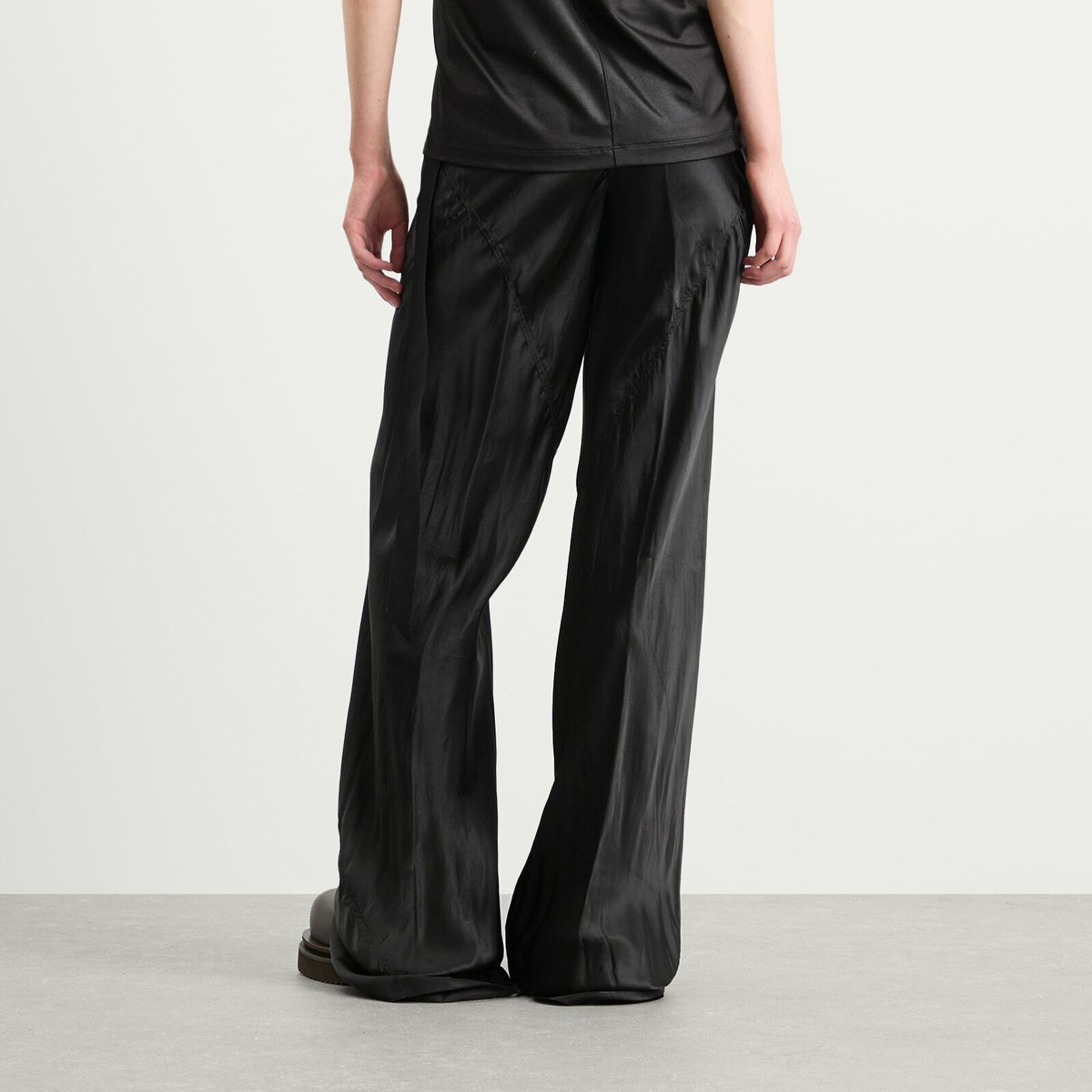 Rick Owens Women's Wide Leg Trousers in Black