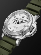 Panerai - Submersible QuarantaQuattro Automatic 44mm Brushed Stainless Steel and Rubber Watch, Ref. No. PAM01226