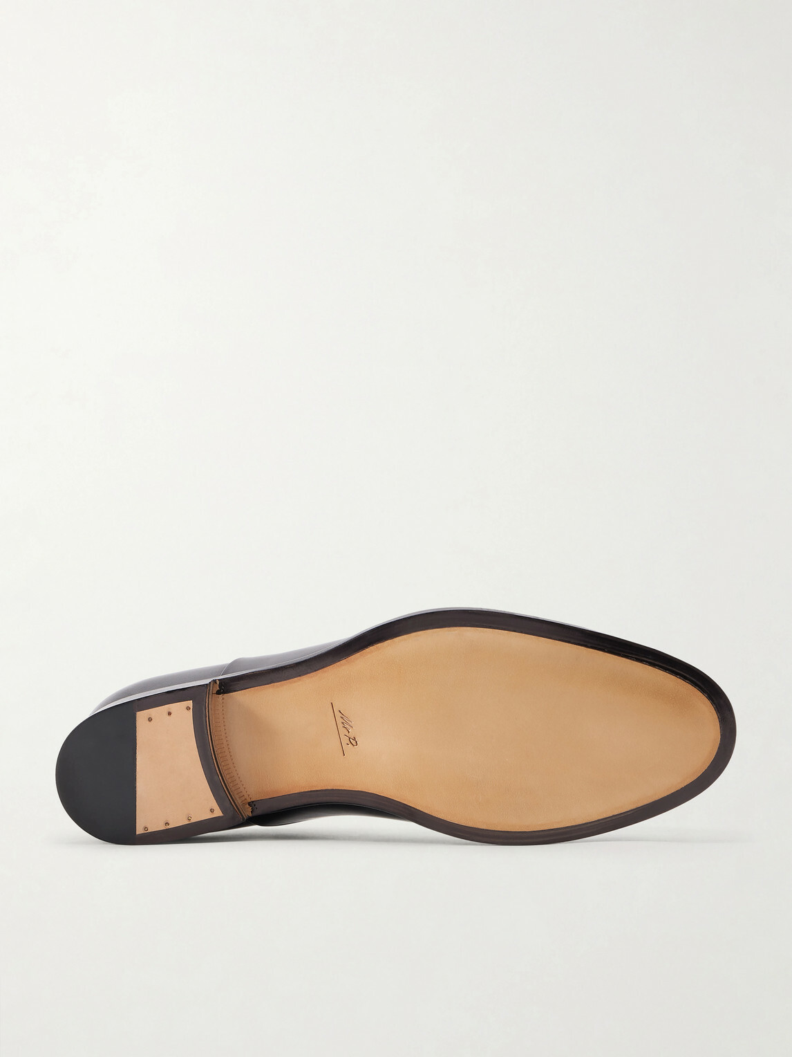 Mr P. - Leather Oxford Shoes - Black