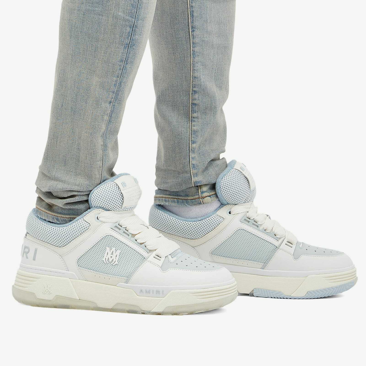 【大人気】AMIRI MA-1 ラウンドトゥ レースアップスニーカー AMIRI】MA-1 ラウンドトゥ レースアップスニーカー (AMIRI