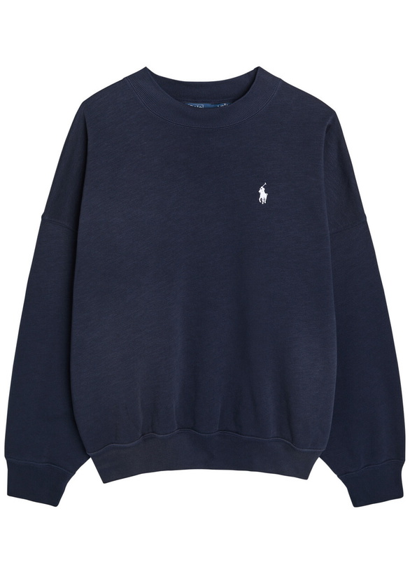 Photo: Polo Ralph Lauren Logo Cotton-blend Sweatshirt Navy