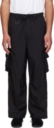Y-3 Black Nylon Wired 3 Stripes Cargo Pants