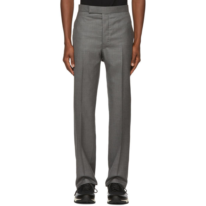 Photo: Thom Browne Grey Little Boy Backstrap Trousers 