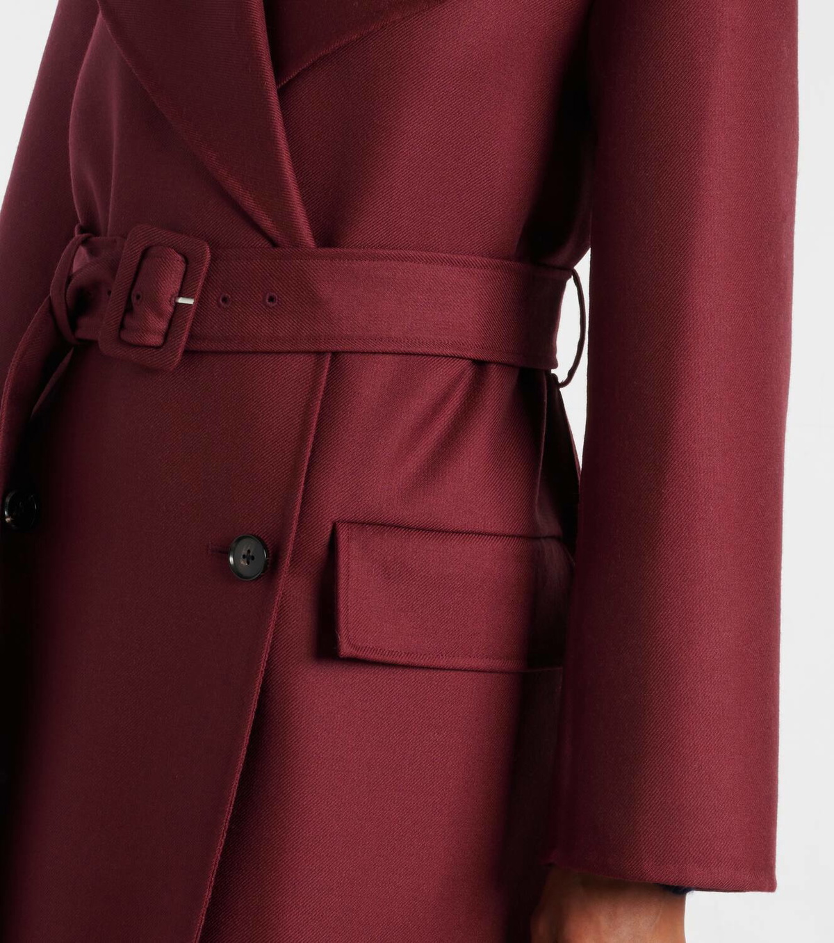 CO Double-breasted virgin wool coat