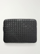 Bottega Veneta - Getaway Intrecciato Leather Document Case - Black