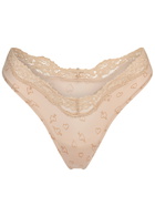 Skims Printed Stretch-jersey Thong Multicoloured
